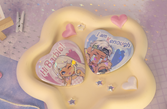 KEN&BARBIE Button Badges